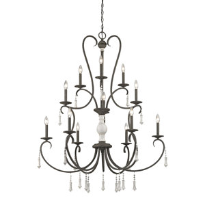 Y Decor 12 Light Candle Chandelier Y Decor 12 Light Candle Chandelier